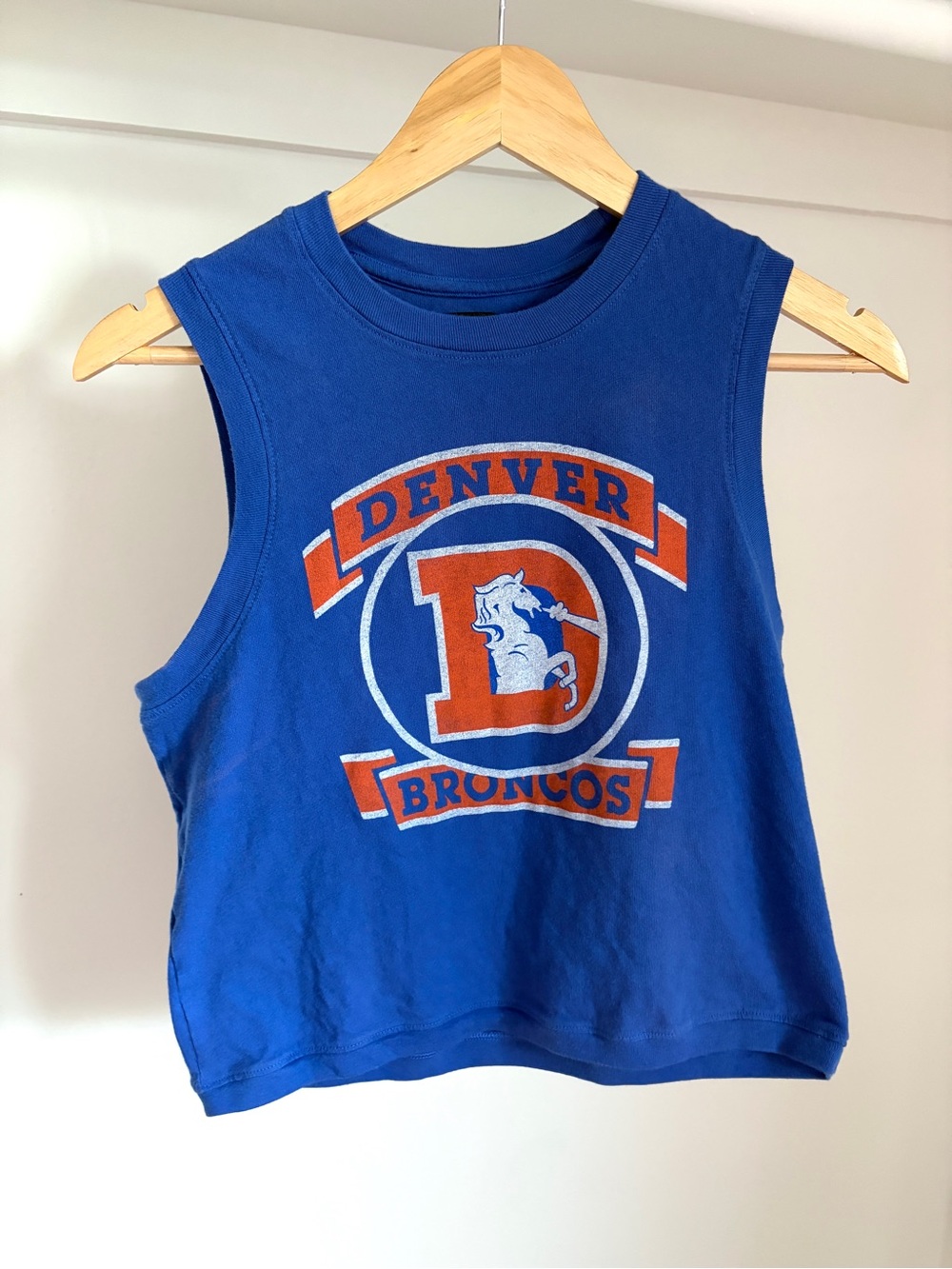 Junk Food Clothing | Women’s | Denver Broncos Muscle Tee Tank | M